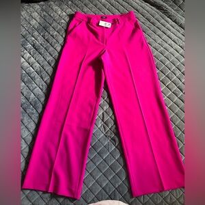 Express Fuchsia Wide Leg Pants